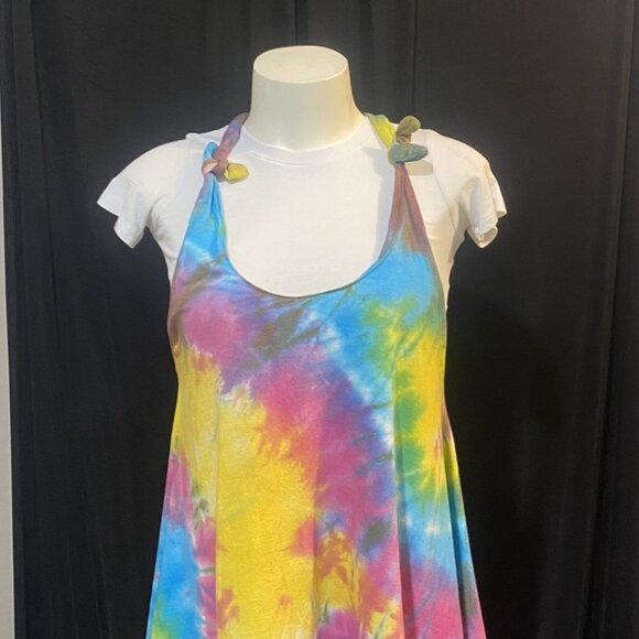 #24--You Are Charismatic 💛 Tye Dye Tye Back Tunic - Picture 1 of 11